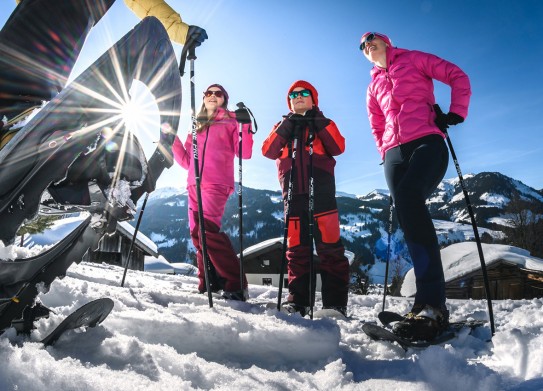 Schneeschuhwanderungen für die ganze Gruppe © Wagrain-Kleinarl Tourismus